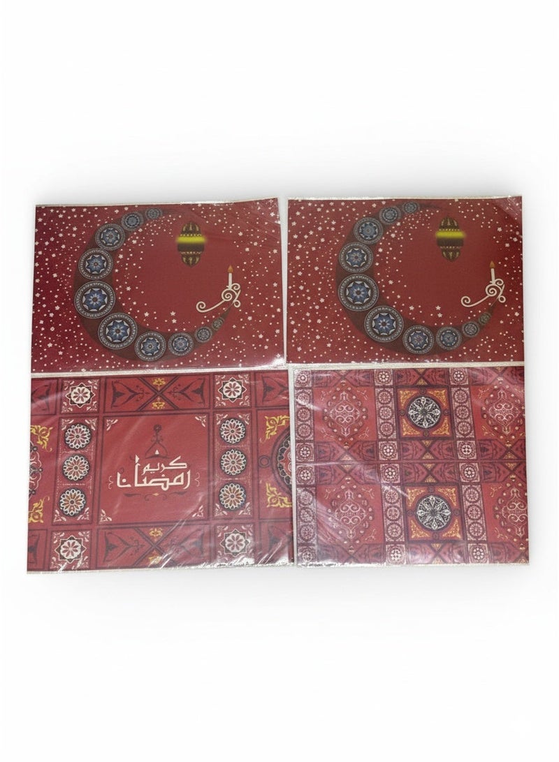 Ramadan Fridge Mat – Refrigerator Shelf Liner, Colored Non-Slip Fridge Mat for Shelves & Drawers - 4PCS - Image 2